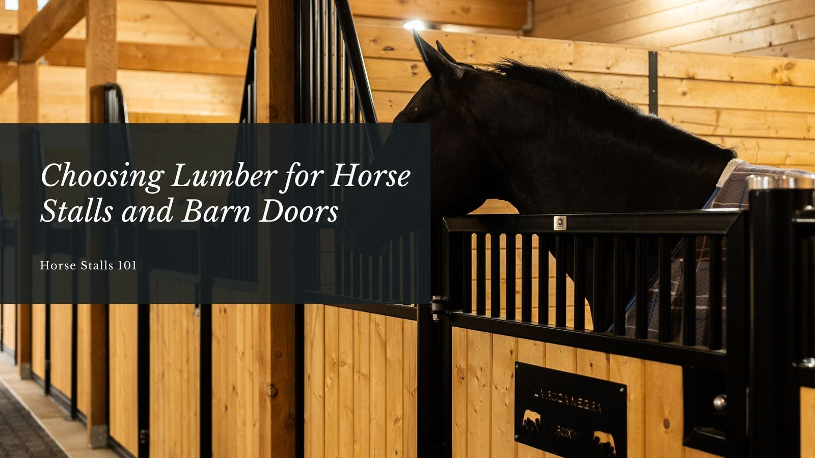 Choosing Lumber for Horse Stalls and Barn Doors