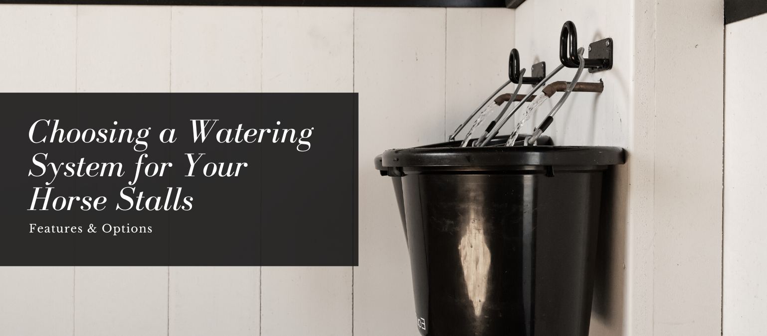 Choosing a Watering System for Your Horse Stalls