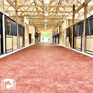 Rubber Pavers for Horse Barns