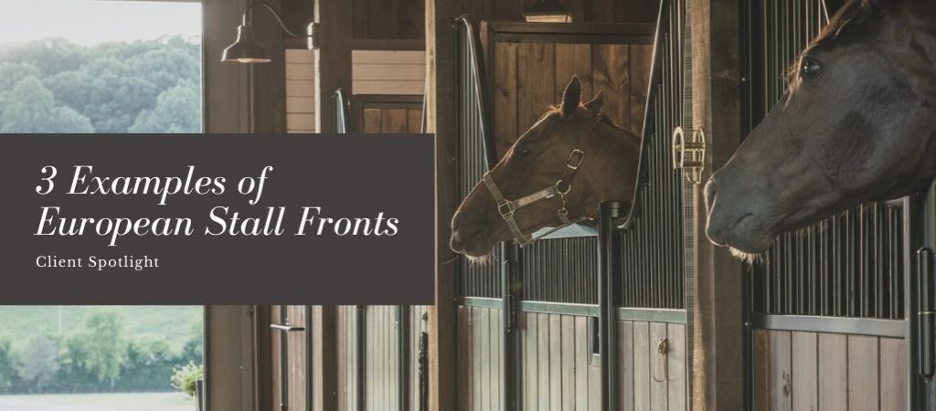 3 Examples of Hinged European Horse Stalls