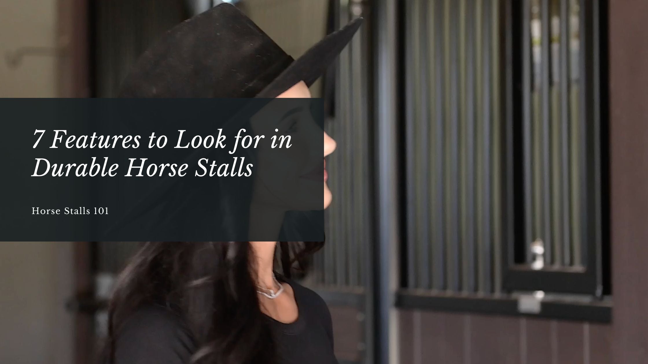 7 Features to Look for in Durable Horse Stalls - American Stalls