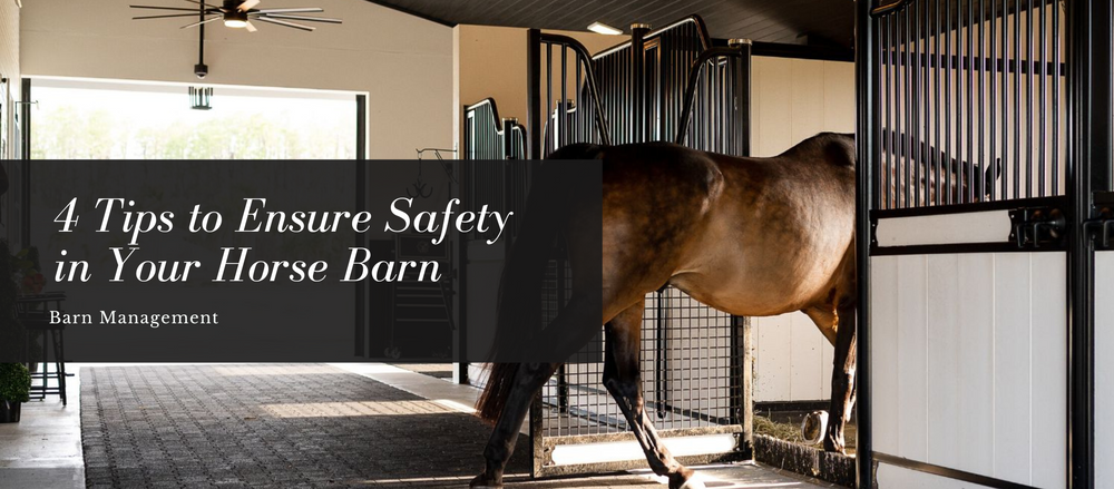 4 Tips to Ensure Safety in Your Horse Barn - American Stalls