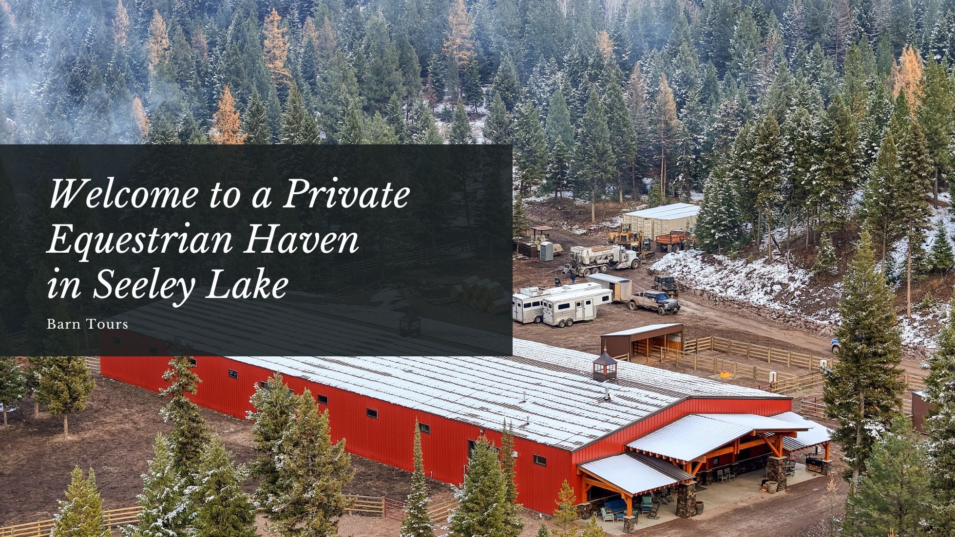 Welcome to a Private Equestrian Haven in Seeley Lake, MT