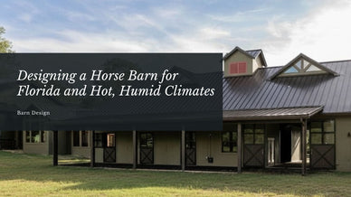 Designing a Horse Barn for Florida and Hot, Humid Climates