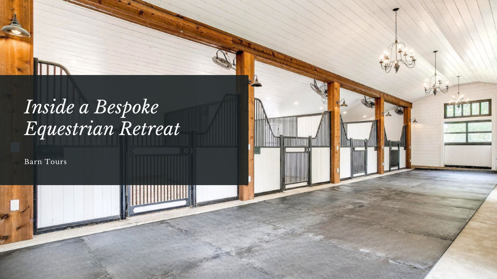Inside a Bespoke Equestrian Retreat - American Stalls