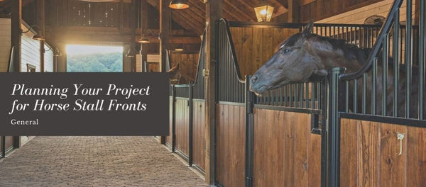 Planning for Horse Stall Fronts Project - American Stalls