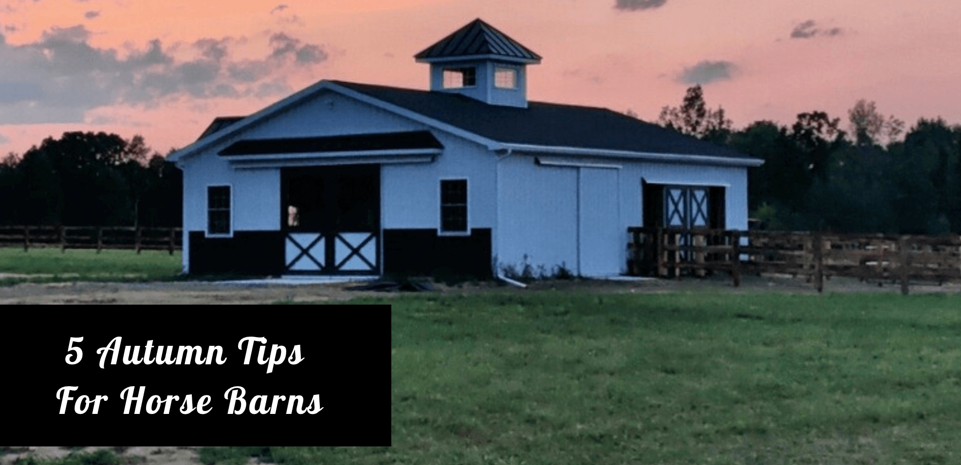 5 Autumn Tips For Horse Barns