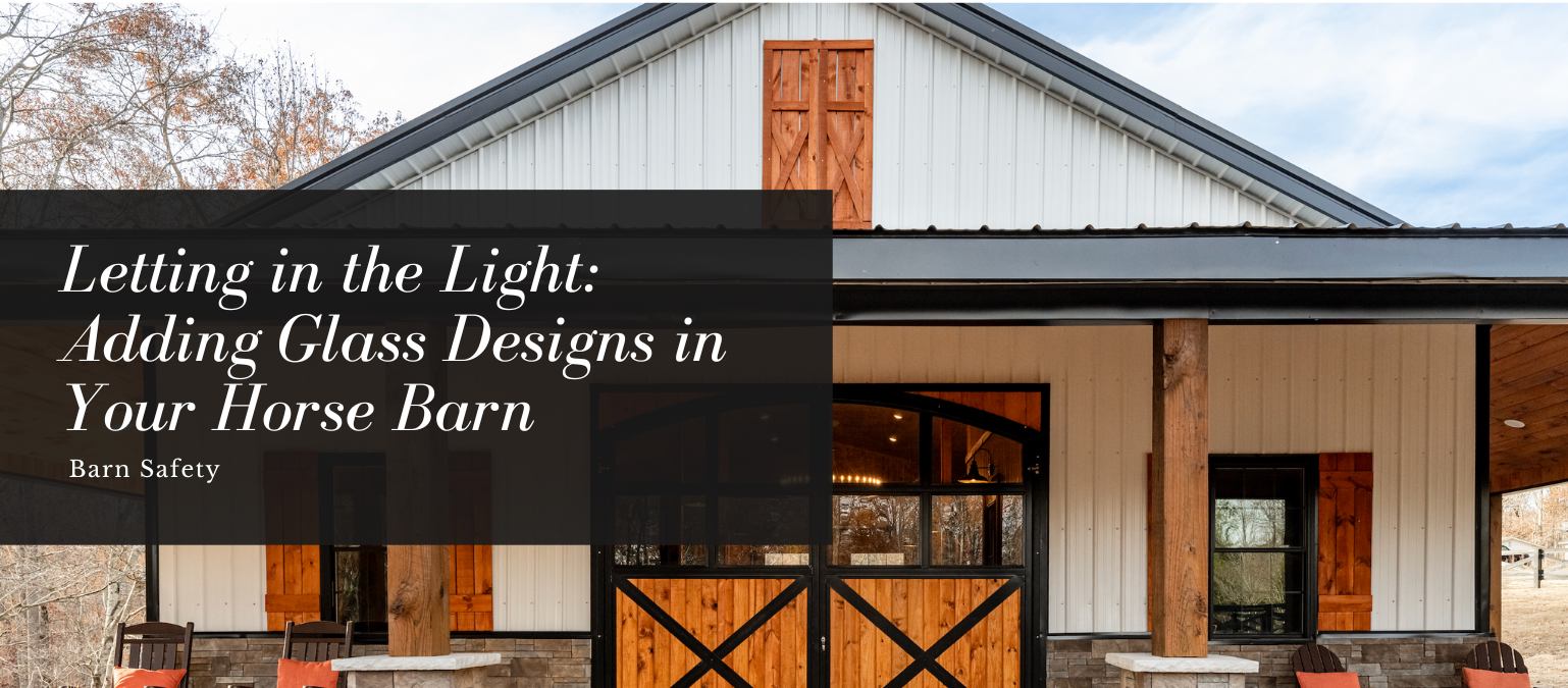 Letting in the Light: Adding Glass Designs in Your Horse Barn