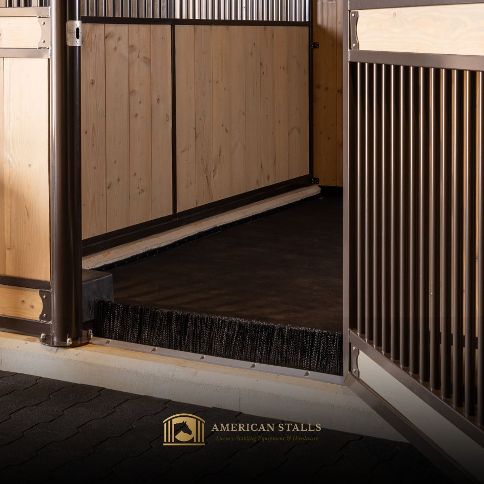 Bedding Blocker System for Horse Stalls