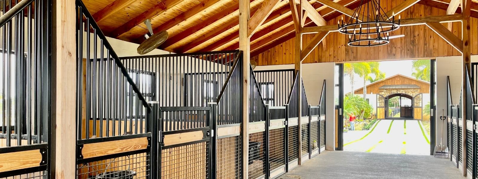 European horse stall fronts