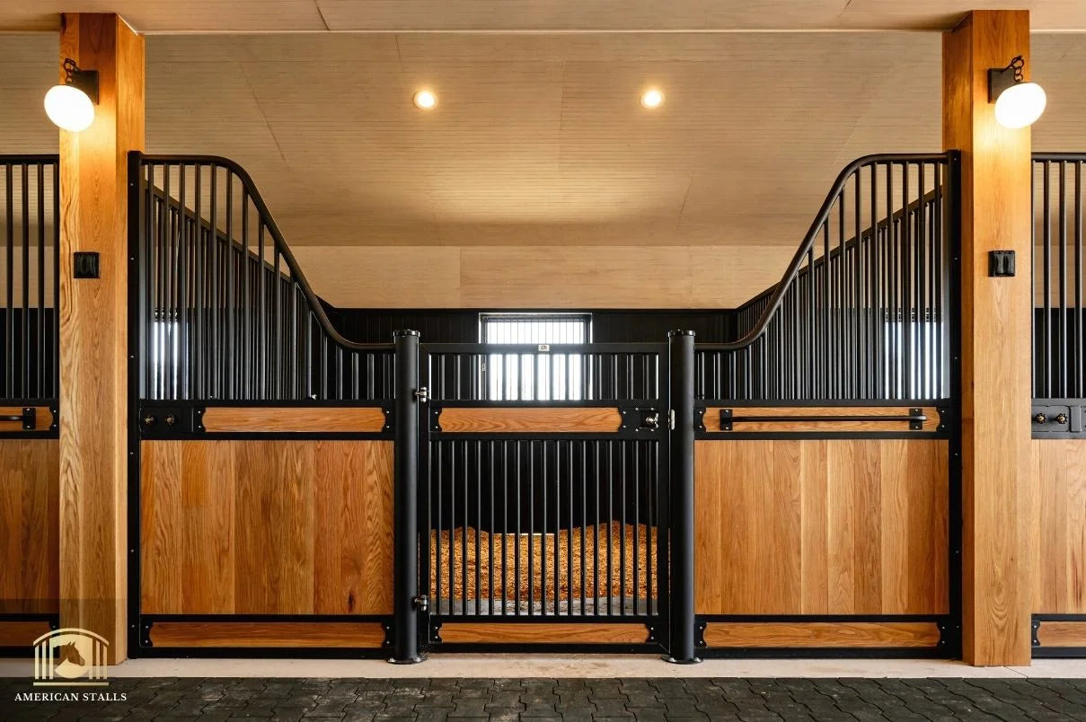 Horse Stall Fronts New Design Sliding Horse Stall Pine Filled Horse