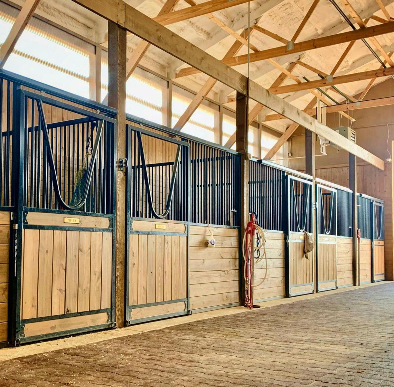 Stall Rails Sliding Horse Stall Fronts - Made in USA | American Stalls