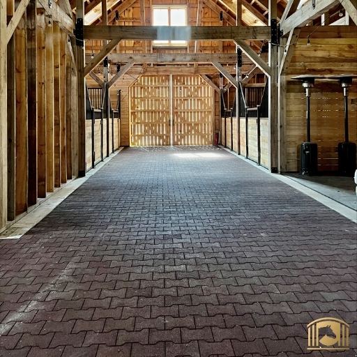 Rubber Pavers for Horse Barns