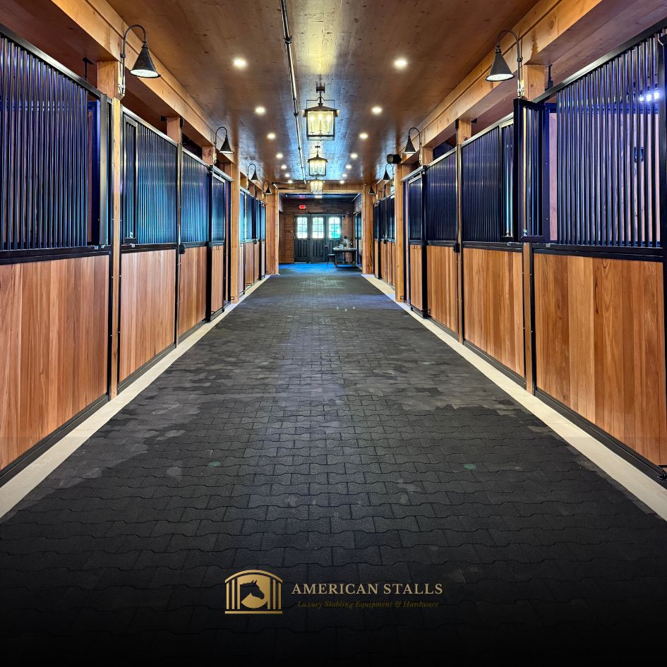 Rubber Pavers for Horse Barns