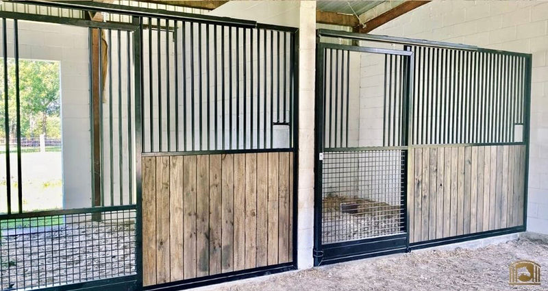 Sliding Horse Stall Fronts - Made in USA | American Stalls