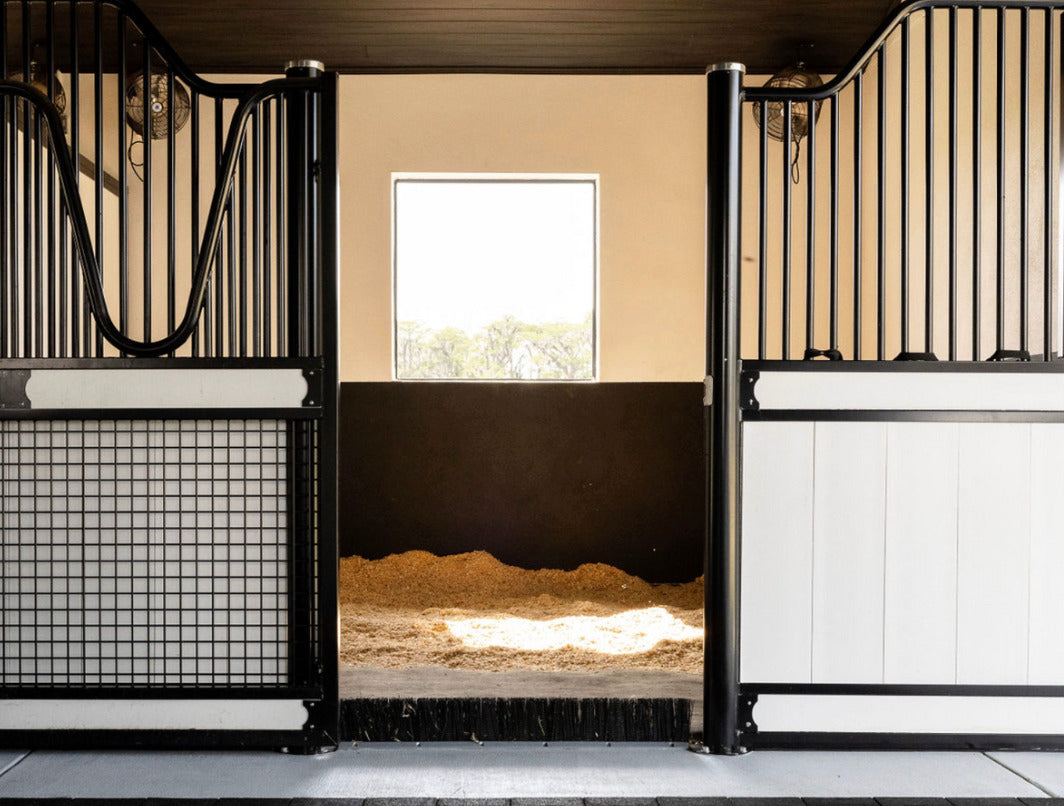 Bedding Blocker System for Horse Stalls