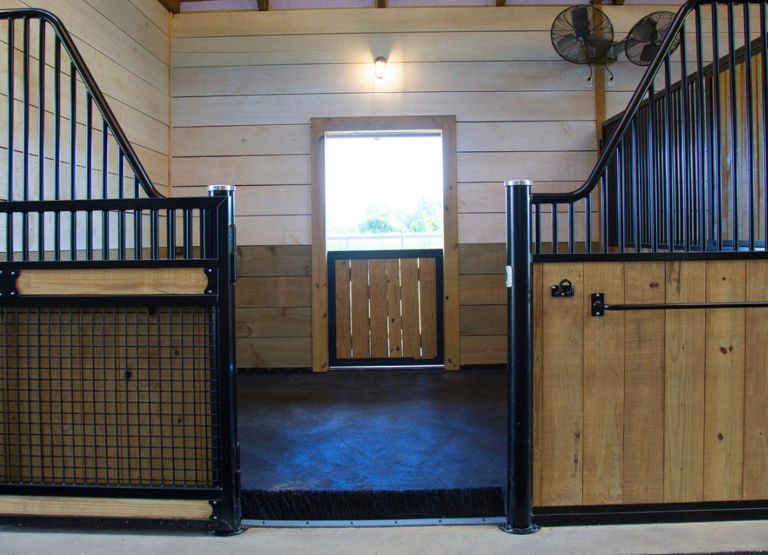 Bedding Blocker System for Horse Stalls