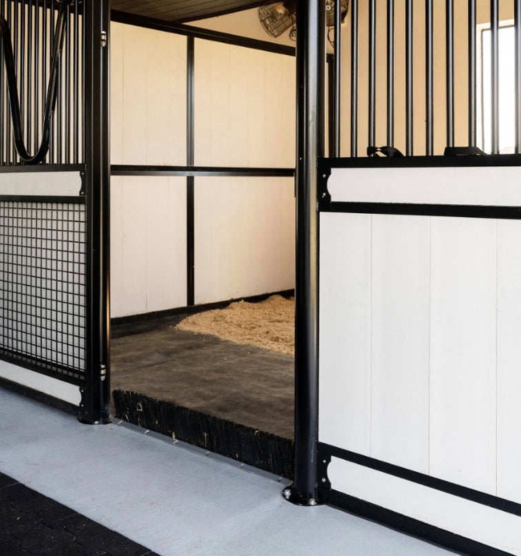 Bedding Blocker System for Horse Stalls