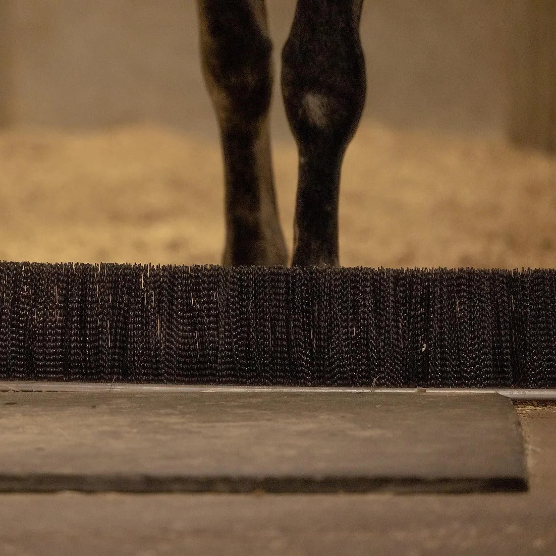 Bedding Blocker System for Horse Stalls