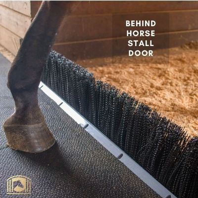 Bedding Blocker System for Horse Stalls