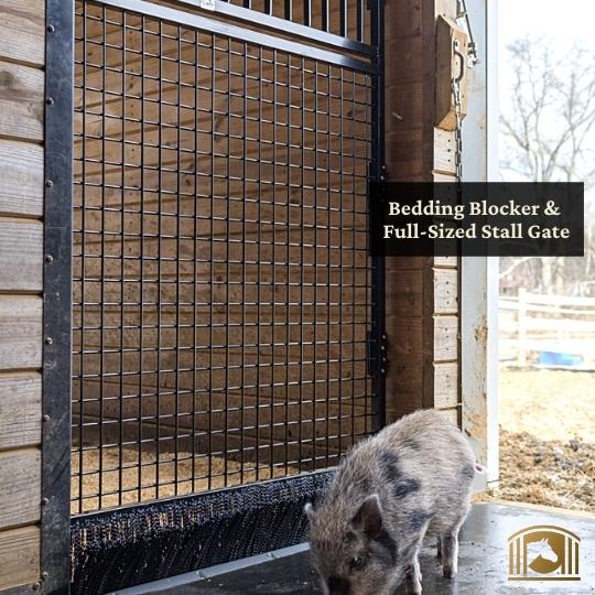 Bedding Blocker System for Horse Stalls American Stalls
