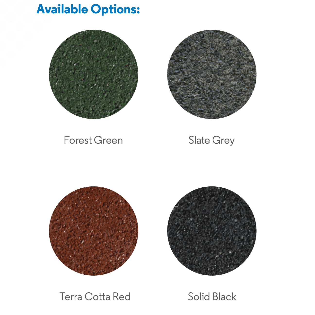 color choice in rubber pavers